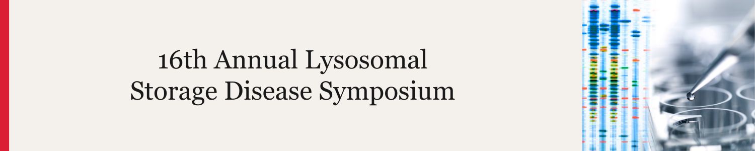 16th Annual Lysosomal Storage Disease Symposium Banner
